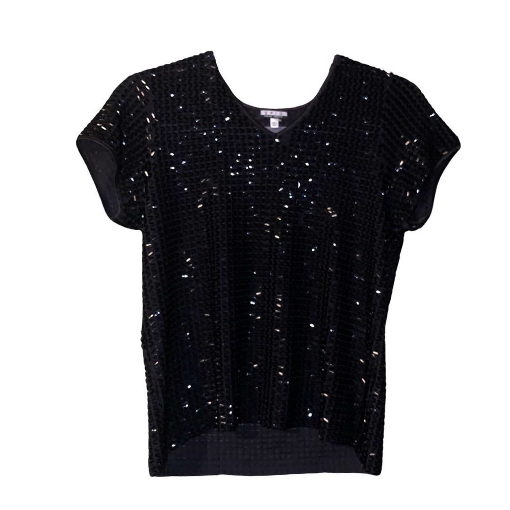 black sequin top Saks off 5th epic New York